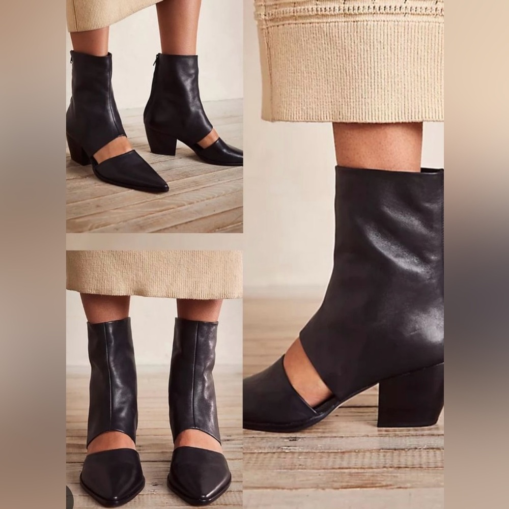 Matisse Anthropologie cutout Caroline booties sz 9 NWOT